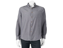 Big & Tall Croft & Barrow(R) Classic-Fit Woven Button-Down Shirt   $19.99