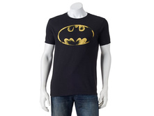 Men's Batman Distressed Logo Tee   $7.99