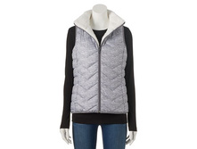Juniors' SO(R) Sherpa Lined Puffer Vest   $23.99