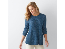 Women's SONOMA Goods for Life(TM) Wavy Crewneck Sweater   $21.99