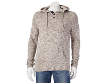 Men's Urban Pipeline(R) Hoodie Henley Sweater   $28.00