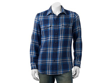 Big & Tall SONOMA Goods for Life(TM) Classic-Fit Plaid Button-Down Shirt   $23.99