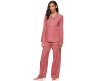 Women's Croft & Barrow(R) Pajamas: Flannel Notch Collar PJ Set   $19.99