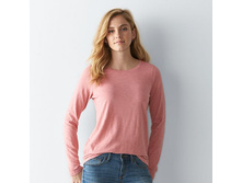 Women's SONOMA Goods for Life(TM) Essential Slubbed Crewneck Tee  $4.99