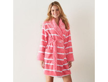 Women's SONOMA Goods for Life(TM) Printed Plush Wrap Robe  $22.99