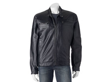 Men's Vintage Leather Leather Racer Jacket   $89.99