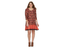 Juniors' Plus Size About A Girl Graphic Swing Dress   $14.99