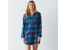Women's SONOMA Goods for Life(TM) Pajamas: Flannel Sleep Shirt  $20.99