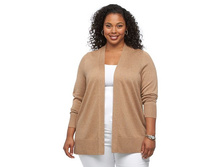 Plus Size Croft & Barrow(R) Essential Solid Open-Front Cardigan   $14.99