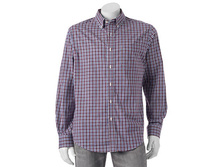 Men's Croft & Barrow(R) Classic-Fit Checked Stretch Button-Down Shirt   $21.99