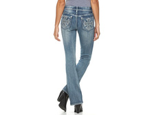 Women's Apt. 9(R) Embroidered Rhinestone Bootcut   $39.99