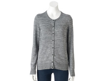 Women's Croft & Barrow(R) Solid Button-Front Cardigan   $12.99