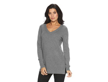 Women's Apt. 9(R) Cashmere V-Neck Tunic Sweater   $39.99