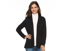 Women's Croft & Barrow(R) Essential Open Front Cardigan   $19.99