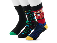 Men's 3-pack Holiday Socks   $10.80