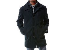 Men's Haggar(R) Classic-Fit Quilted Melton Wool Blend Double-Collar Jacket   $99.99