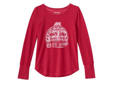 Girls 7-16 & Plus Size Mudd(R) Thumbhole Long Sleeve Thermal Graphic Tee   $8.99 - $9.99