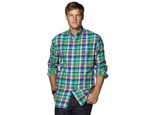 Men's Chaps Flannel Classic-Fit Open Check Button-Down Shirt   $19.99