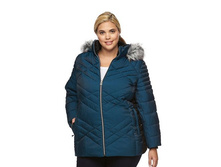 Plus Size ZeroXposur Colleen Hooded Puffer Jacket   $79.99