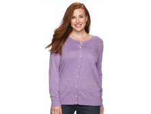 Plus Size Croft & Barrow(R) Button-Front Cardigan  $14.99