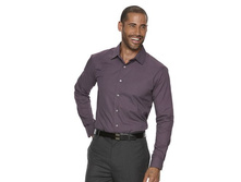 Men's Apt. 9(R) Modern-Fit Patterned Button-Down Shirt   $19.99