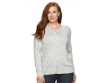 Plus Size Croft & Barrow(R) Button-Front Cardigan  $14.99