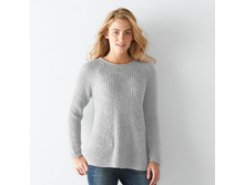 Women's SONOMA Goods for Life(TM) Wavy Crewneck Sweater   $21.99