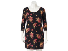 Juniors' Plus Size Mudd(R) Scoopneck Bodycon Dress   $14.99