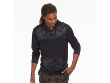 Men's Tony Hawk Colorblock Hooded Henley Tee   $13.60