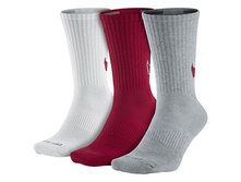 Men's Nike 3-pack Dri-FIT Swoosh HBR Performance Crew Socks  $15.00