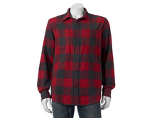 Big & Tall SONOMA Goods for Life(TM) Classic-Fit Plaid Button-Down Shirt   $23.99