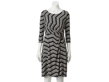 Women's Dana Buchman Printed Knot-Front Dress   $37.80