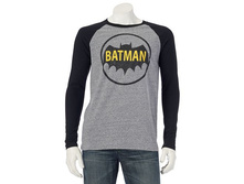Men's DC Comics Batman Raglan Tee   $12.50