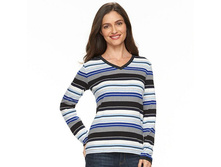 Women's Croft & Barrow(R) Classic V-Neck Tee  $7.99