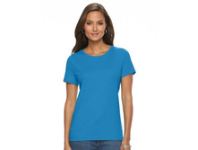 Women's Croft & Barrow(R) Essential Crewneck Tee   $7.99