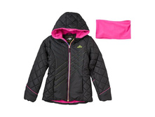 Girls 7-16 Pacific Trail Solid Puffer Jacket & Neck Warmer Set   $24.99