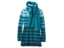Girls 7-16 It's Our Time Marled Ombre Sweater Tunic with Scarf   $26.40 - $27.60