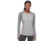 Women's Tek Gear(R) Printed Raglan Layering Tee   $9.99