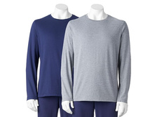 Men's 2-pack Solid Lounge Tees   $9.99
