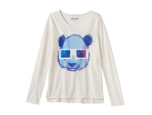 Girls 7-16 & Plus Size Mudd(R) High-Low Raw-Edge Graphic Tee   $8.99 - $14.99