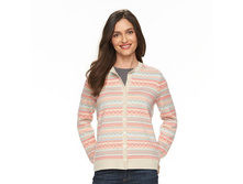 Women's Croft & Barrow(R) Cozy Essential Cardigan Sweater   $12.99