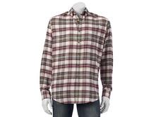 Men's Croft & Barrow(R) Classic-Fit Plaid Flannel Button-Down Shirt   $9.99