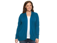 Plus Size Croft & Barrow(R) Essential Solid Open-Front Cardigan   $14.99