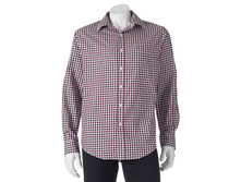 Men's Croft & Barrow(R) Classic-Fit Grid Easy-Care Button-Down Shirt   $19.99