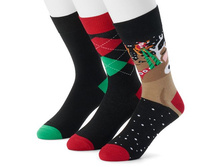 Men's 3-pack Holiday Socks   $10.80