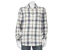 Men's SONOMA Goods for Life(TM) Modern-Fit Flannel Shirt   $14.99