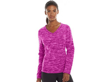 Women's Tek Gear(R) Microfleece V-Neck Sweatshirt  $7.99