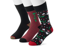 Men's 3-pack Holiday Socks   $10.80