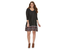 Juniors' Plus Size About A Girl Graphic Swing Dress   $14.99