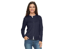 Women's Croft & Barrow(R) Solid Button-Front Cardigan   $12.99